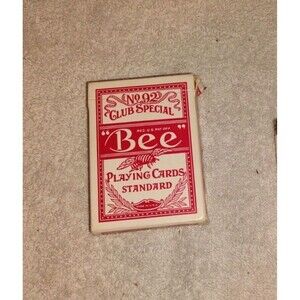 BEE NO.92 Club Special Diamond Back Red Poker Playing Cards